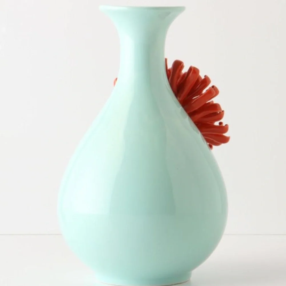Anthropologie Chrysanthemum Vase